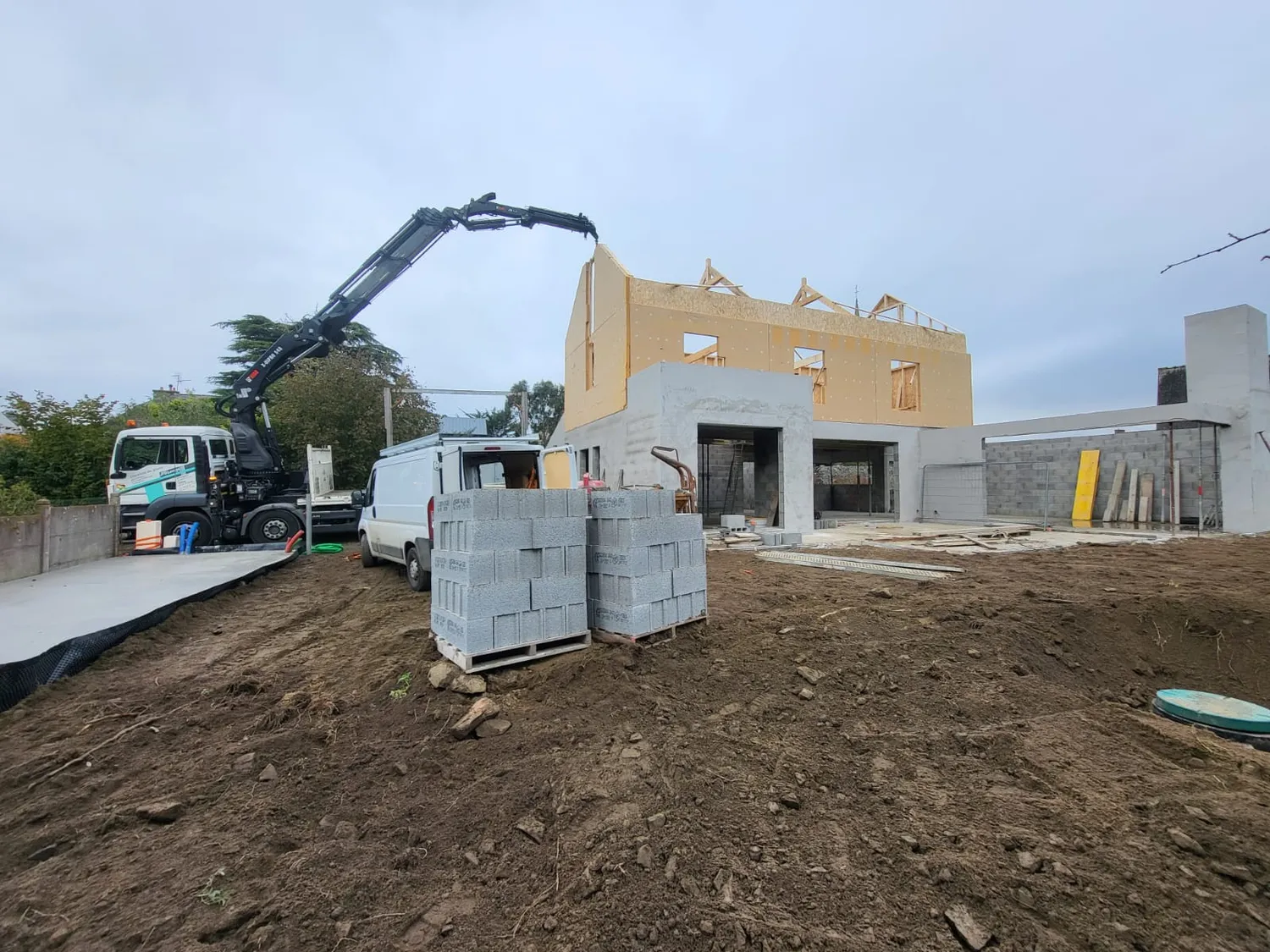 construction d ossature bois pleudihen sur rance