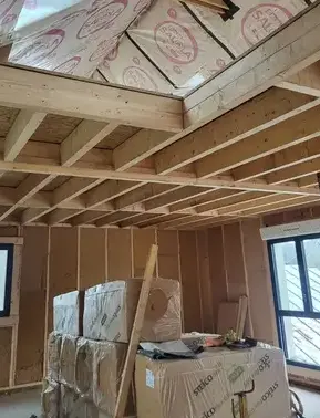 construction d'ossature bois Tinténiac-2