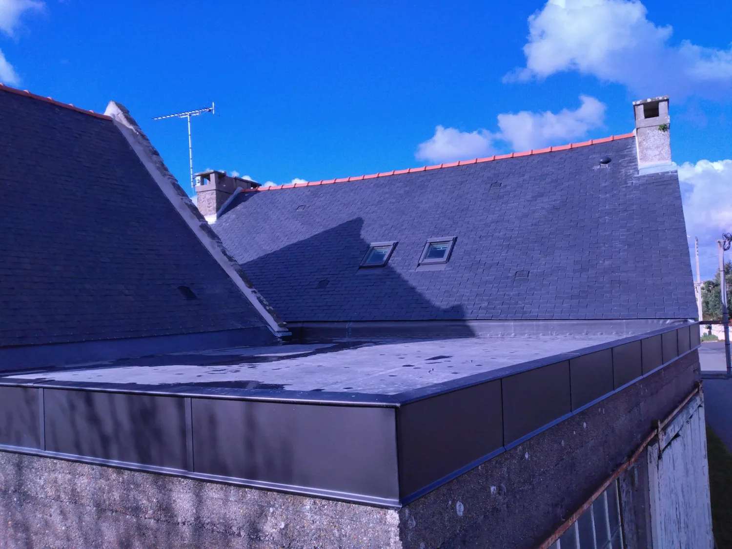 demoussage de toiture dinard